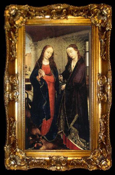 framed  WEYDEN, Rogier van der Sts Margaret and Apollonia, ta009-2